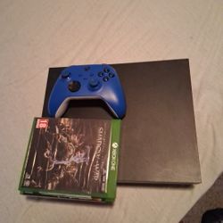 Xbox 1 X With Games And Controller 