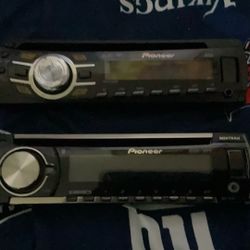 2 Pioneer Deck Player Faces Only 