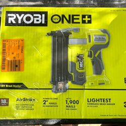 Ryobi 18v Brad Nailer