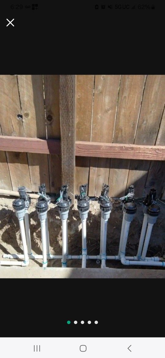 Valves ,sprincklers, Sod