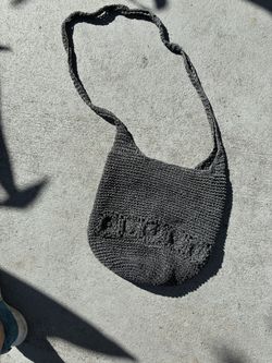Black Knit Shoulder Purse Nice Style