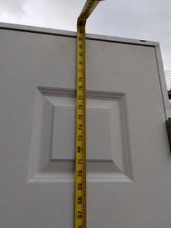 Solid door 30"six panel