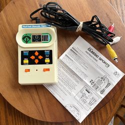 Mattel Classic Sports Game - Plug & Play TV 3 in 1 -Football Basketball Baseball