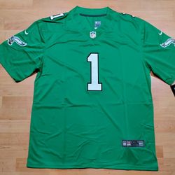 Jalen Hurts Kelly Green Philadelphia Eagles Jersey 