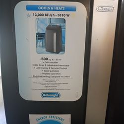 Delonghi Portable Ac And Heater Humidifier.