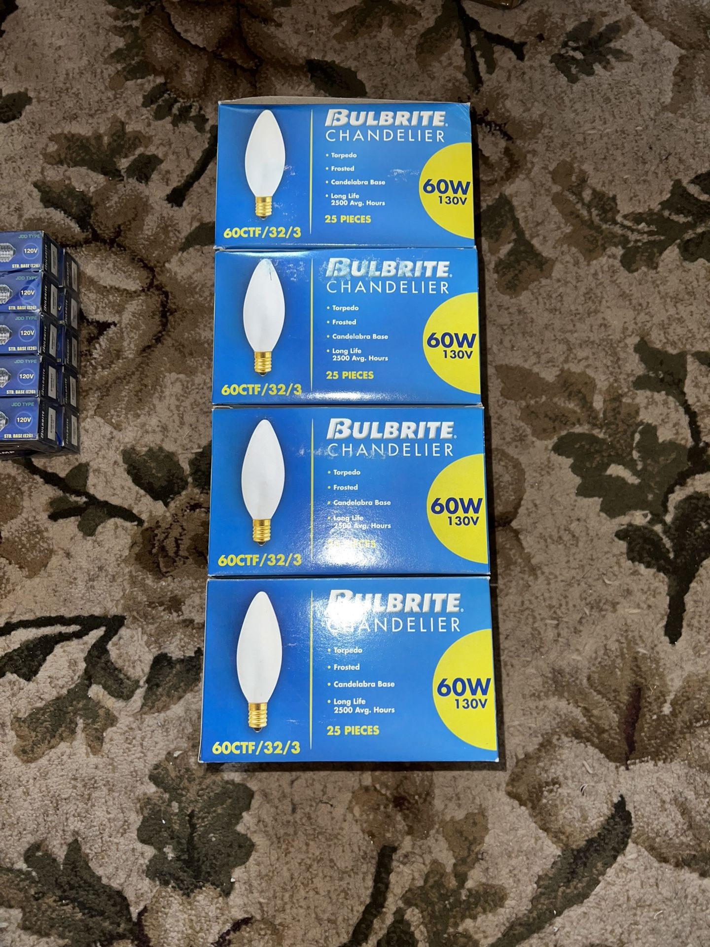 100 bulbs Bulbrite Chandelier 60W