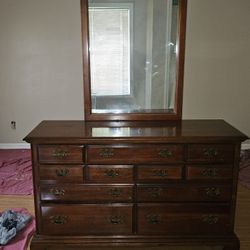 5 Piece Cherry Full Size Bedroom Set