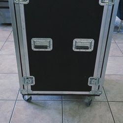 Music Equipment Utility Storage With Iron Caster Wheels