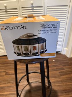 KitchenArt Rotating Spice Rack — New