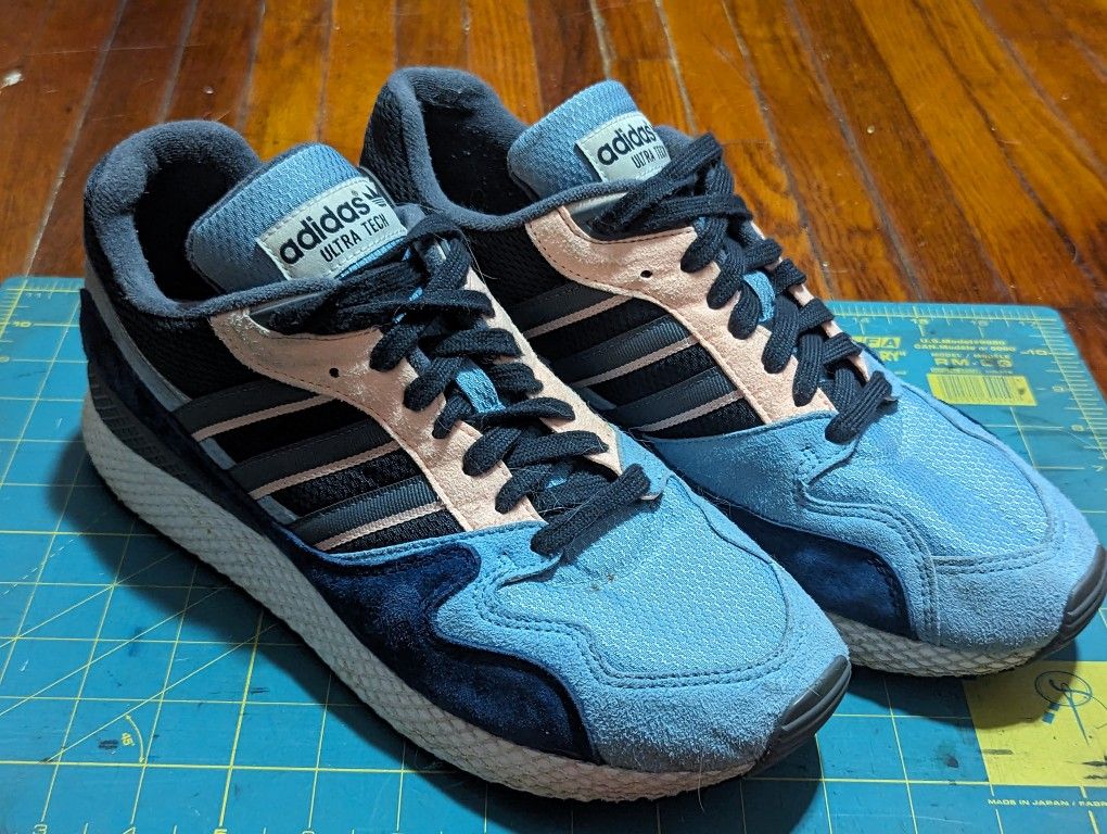 Adidas Ultra Tech Blue Rose Size 10