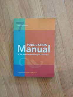 Publication Manual