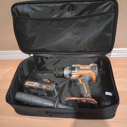 Ridgid Hammer Drill Driver Kit 