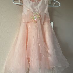 Pink Flower Girl Dress.  New