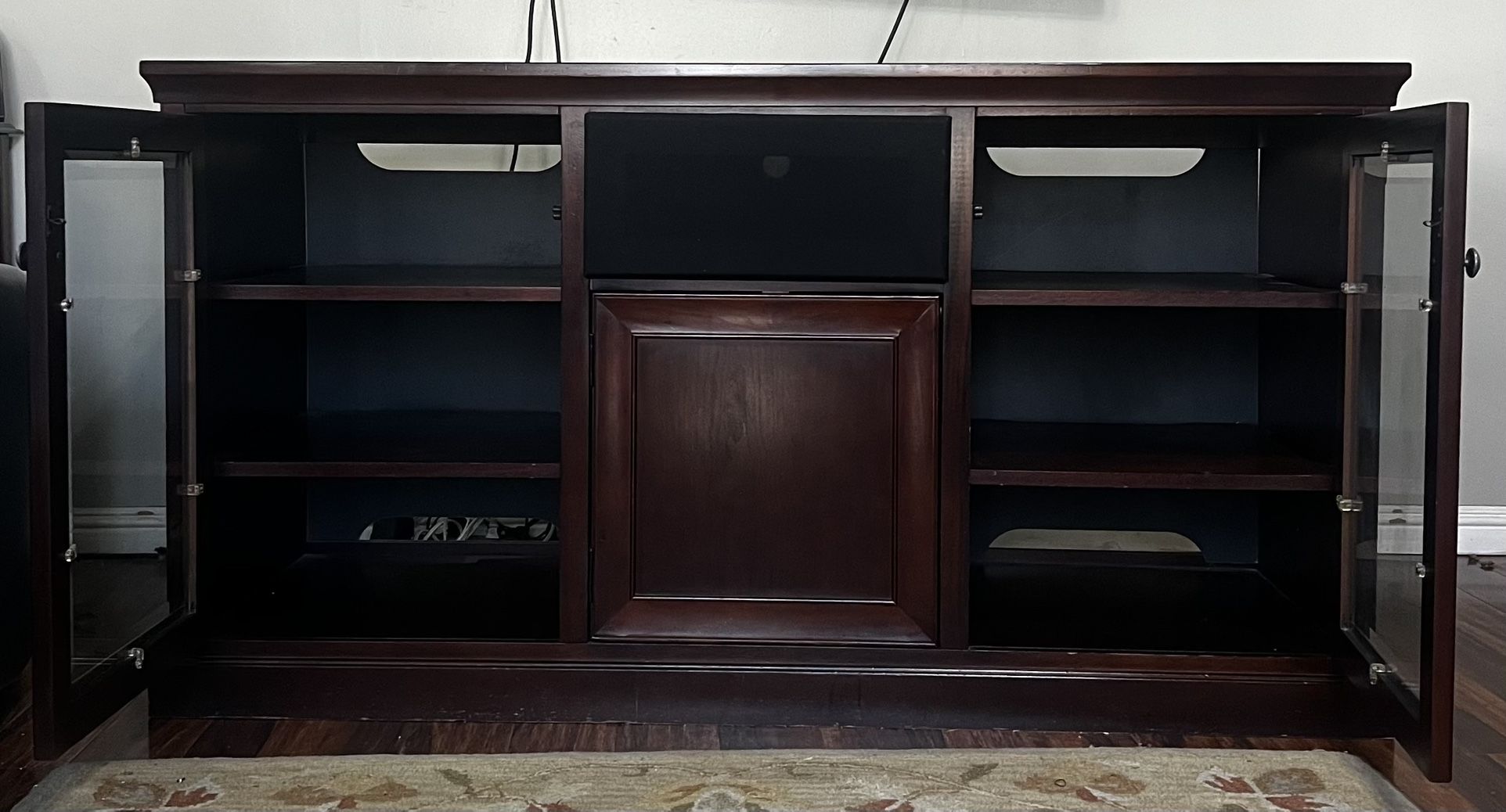 Solid Wood Entertainment Console / TV Stand