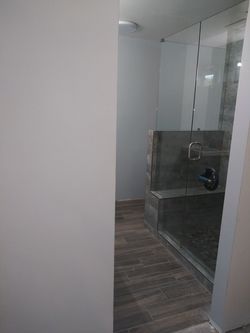 Shower door glass windows