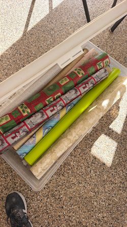 Box of wrapping paper