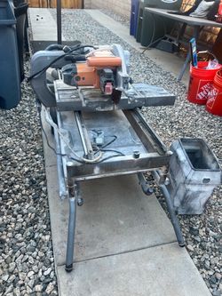 10in rigid wet saw used