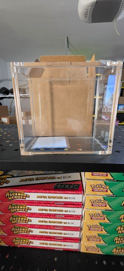 Acrylic Cases for pokemon booster boxes