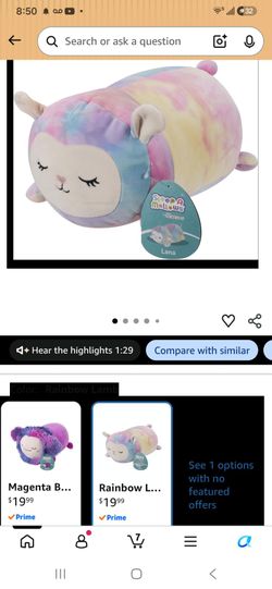 12 in Plush Rainbow Lana Lamb Squishmallow