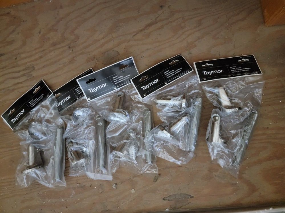 Sets Of Toilet Paper Holders And Towel Bars