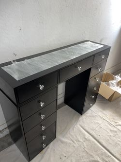 Black Vanity Desk no mirror for Sale in Surprise AZ OfferUp