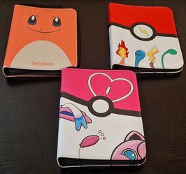 POKÉMON CARD BINDER LOT OF 3 - GOOD CONDITION