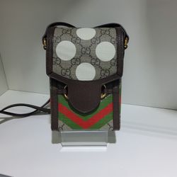 Gucci Mini Horsebit Shoulder Bag GG Supreme 