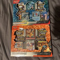 Charizard EX & Gyarados EX Premium Collection Boxes