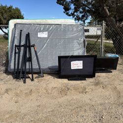 Free Full Size Matress And Box And 24” Tv