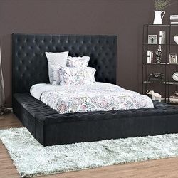 New King 3 Storage Platform Bed Free Delivery 
