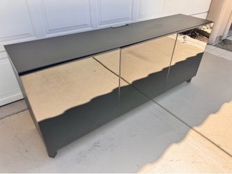 IKEA BESTÅ Sideboard with Mirrored Doors Delivery Service Available! 🚚