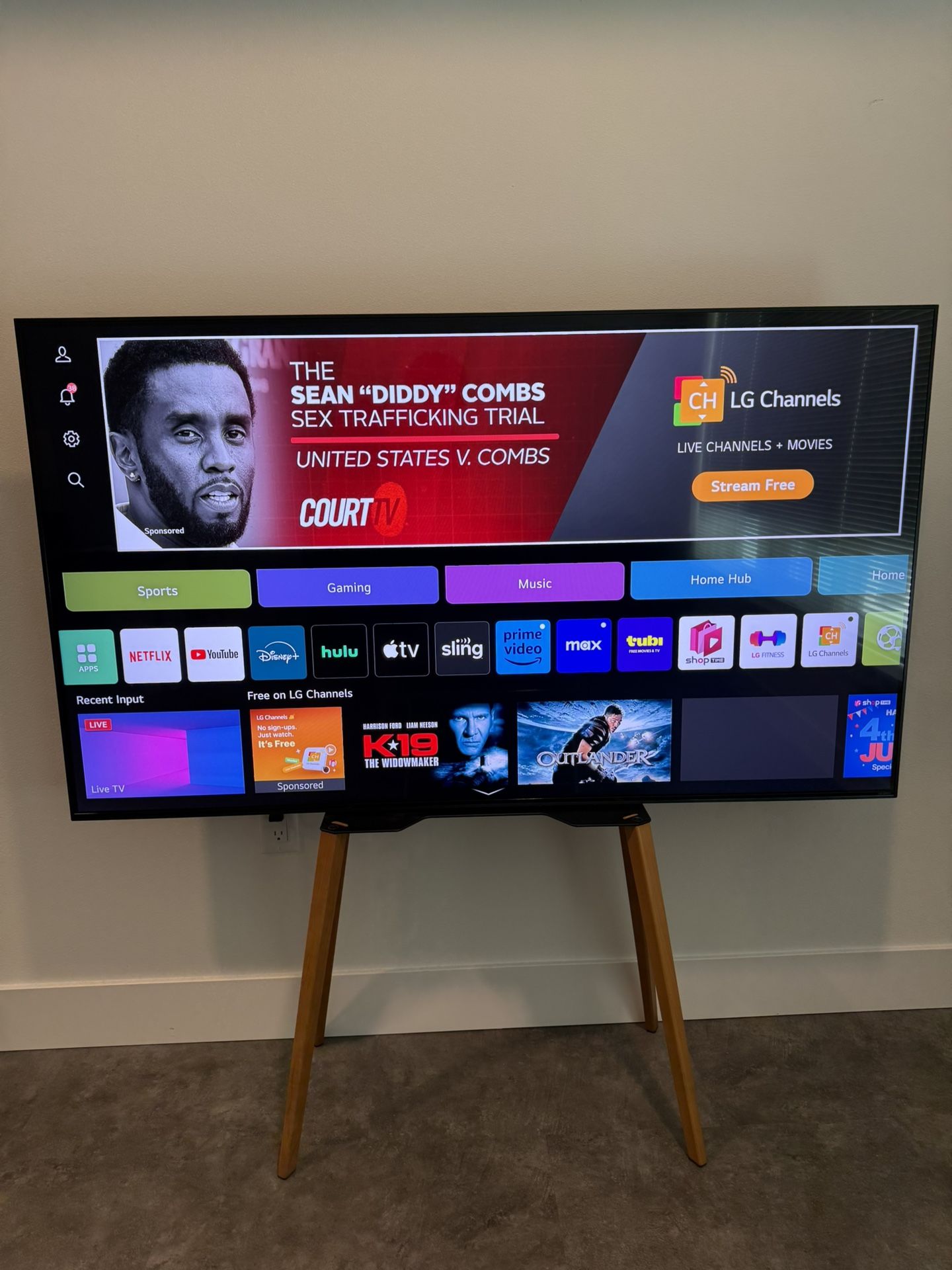 LG 65 Inch 4K QNED Smart TV 120hz Refresh Rate
