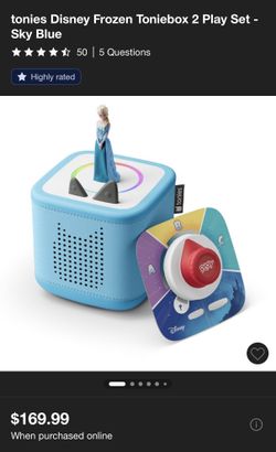 Tonies Toniebox 2 Disney Frozen Playset Play Set Elsa