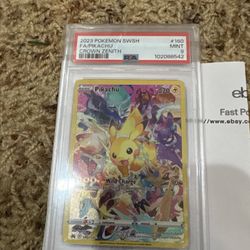 PSA 9 Pikachu Secret Rare Crown Zenith Holo