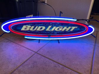 Vintage Budlight garage sign