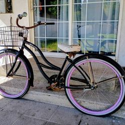 Micargi TAHITI 26" Women's Step-Thru Single Speed Beach Cruiser Bike
 