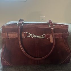 Coach Vintage Suede Tote Bag 