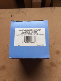 Oil/Transmission Filter for Mower