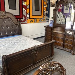 3pc Queen Size Bedframe Set $1,999