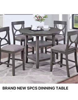 Dining table set with chairs