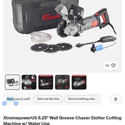 5.25" Wall Groove Chaser Slotter Cutting  Machine.