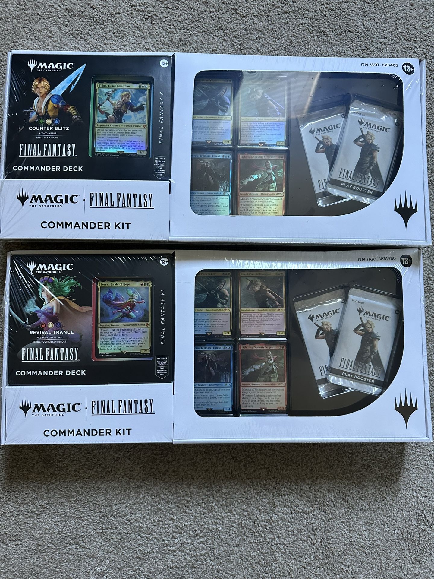 final fantasy mtg commander kit MTG Final Fantasy - 100+ Deck Box