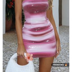 White Fox Mini Dress 