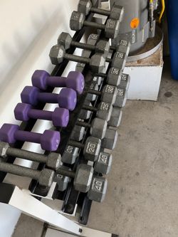 Dumbbell Set + Rack