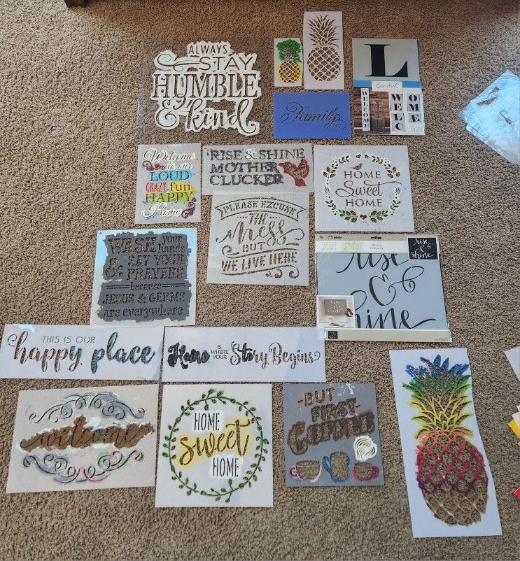 Reusable Stencils For Wood Signs
