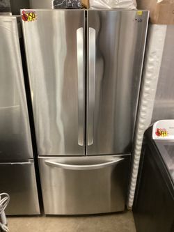 Lg refrigerator 30” wide/29” depth/70” height