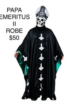Papa Emeritus II Ghost Band Robe Costume