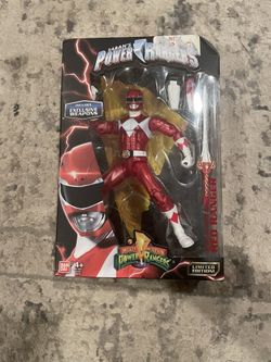 Mighty Morphin Power Rangers Legacy Collection Metallic Red Ranger Limited Ed