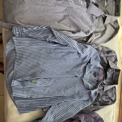 Brand-name shirts, most are new and the others have only been worn once.