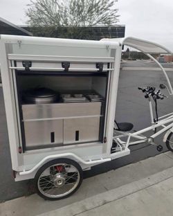 Food trailer (electric bike )